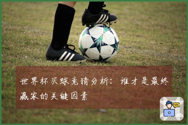 世界杯买球竞猜分析：谁才是最终赢家的关键因素